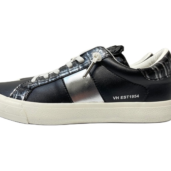 Vintage Havana Dina Lace Up white pewter Sneakers Size 8.5 New in Box - Picture 4 of 7